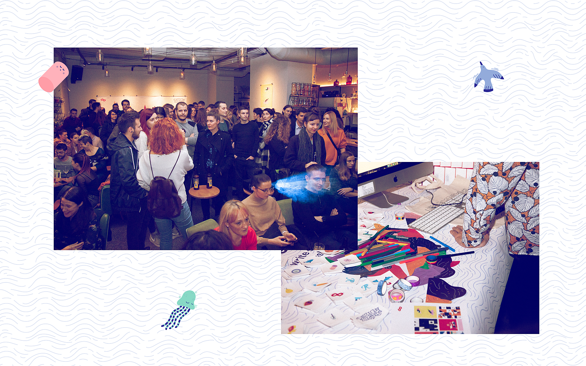 The atmosphere at Botaničar cafe launch event