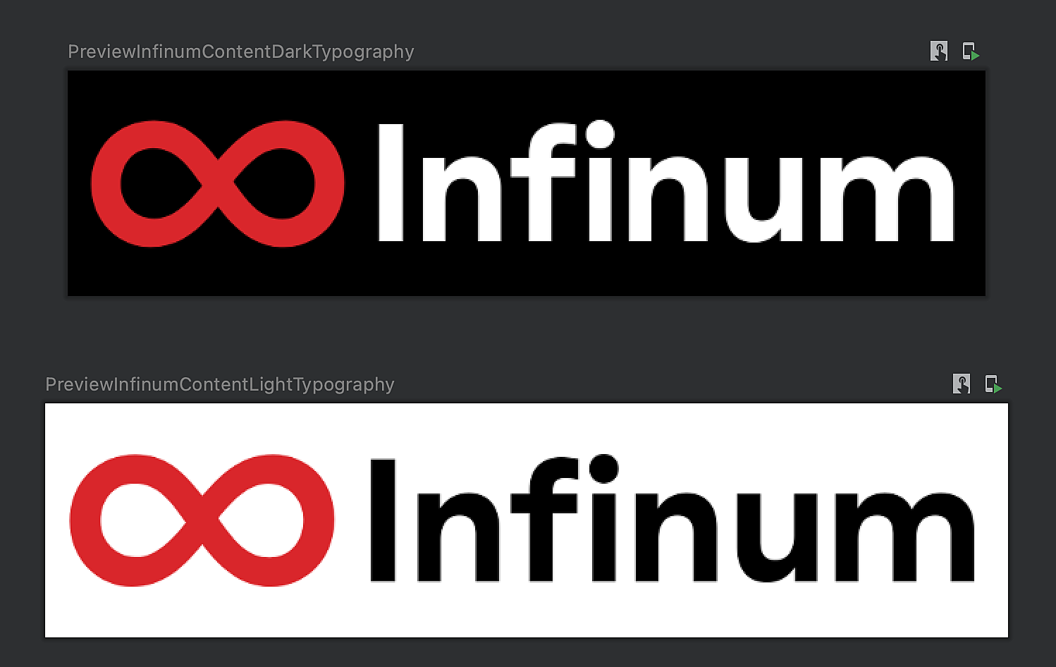 Jetpack Compose - Preview with custom typography for both Light and Dark Mode