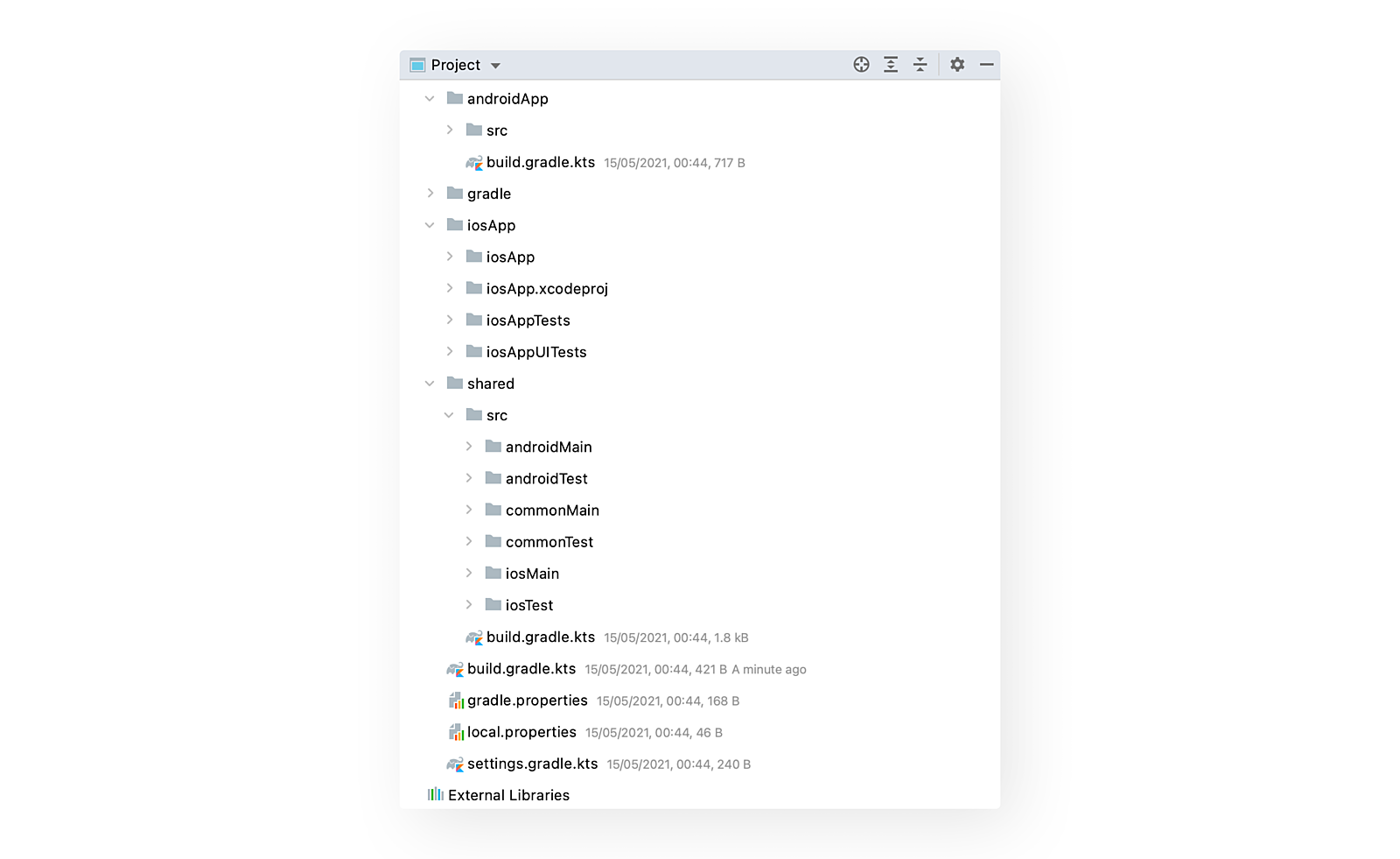 New Kotlin project structure