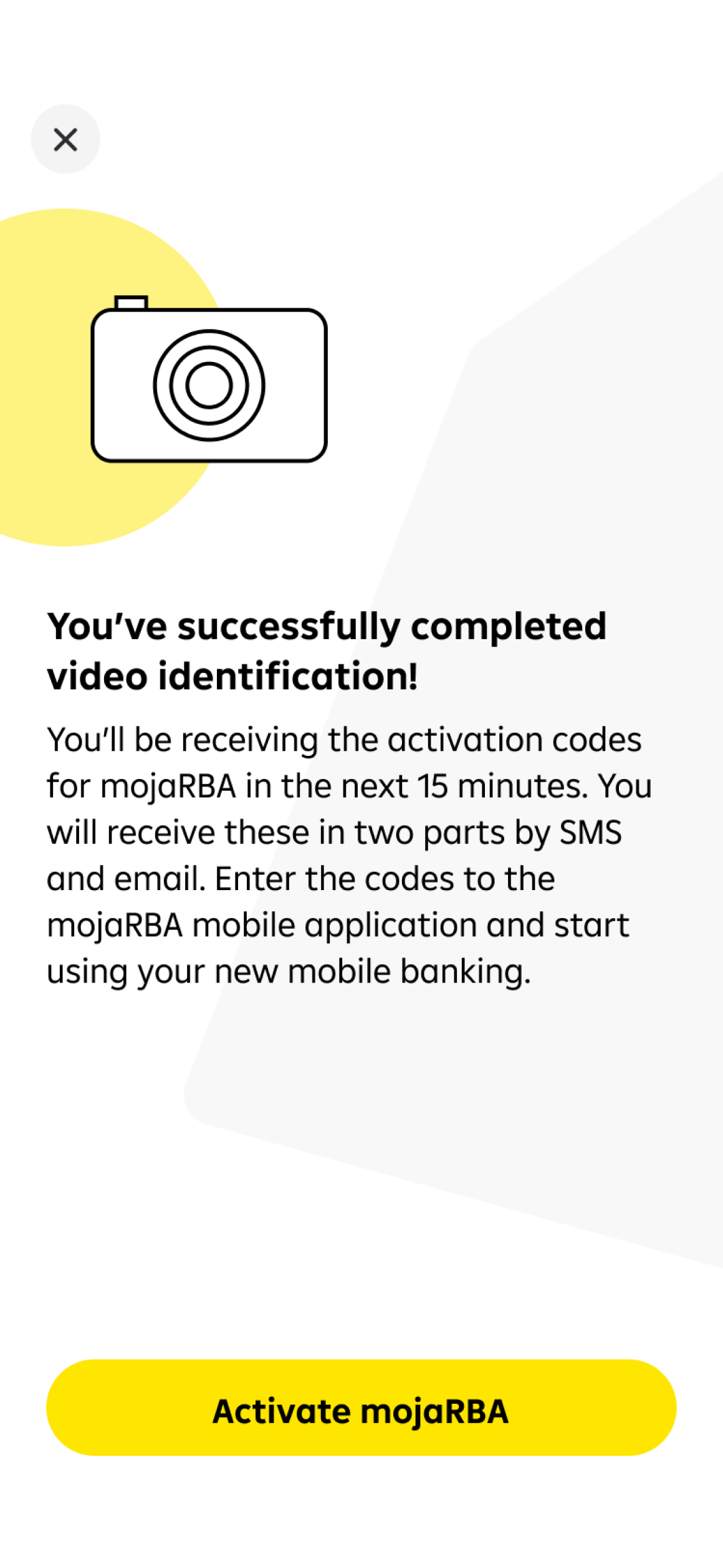 KlikGO Video Identifikacija Success
