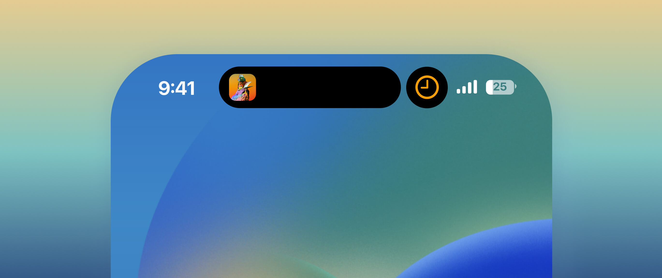 Leading and Minimal view iOS Live Activities