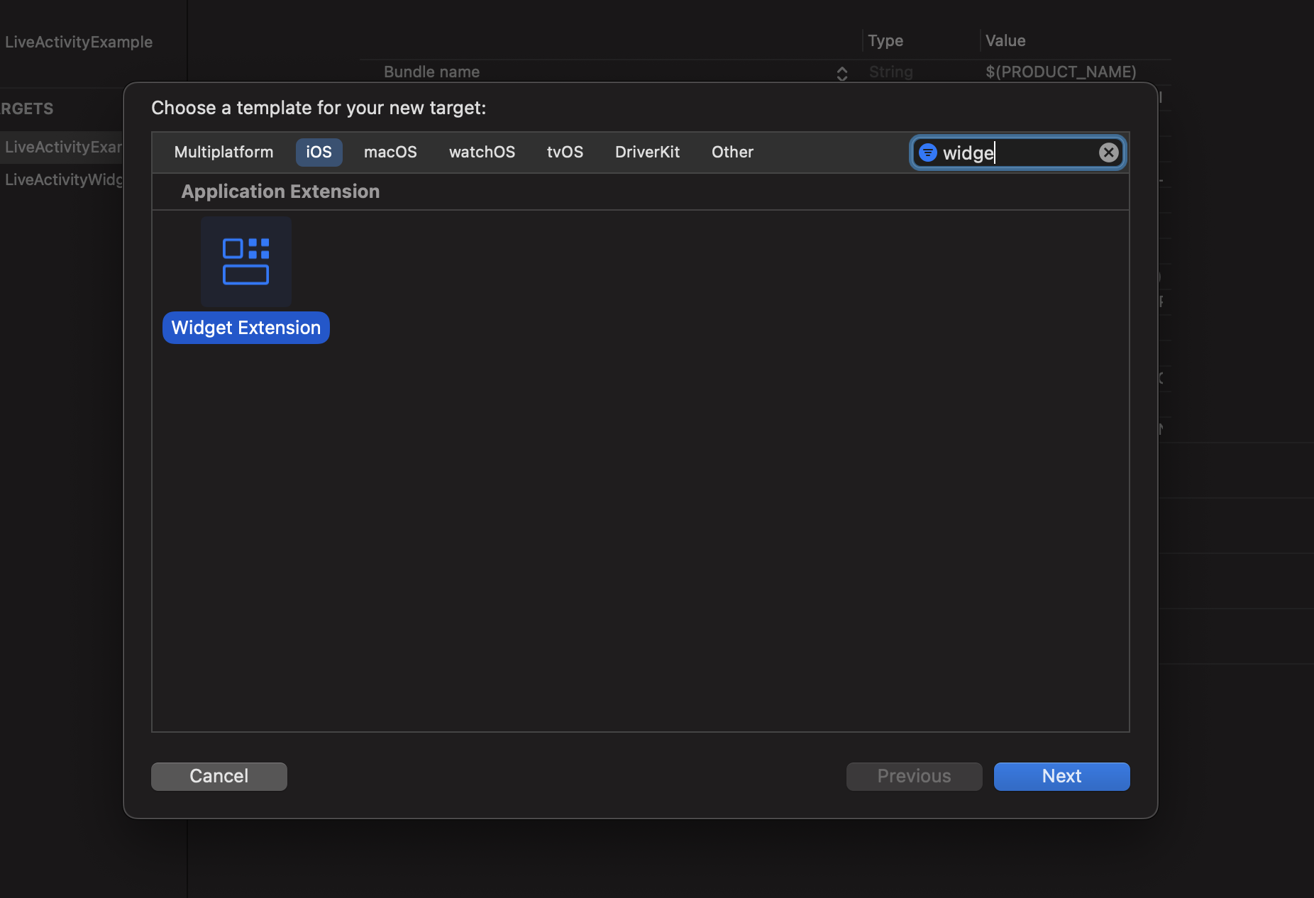 Getting your first iOS Live Activity Live