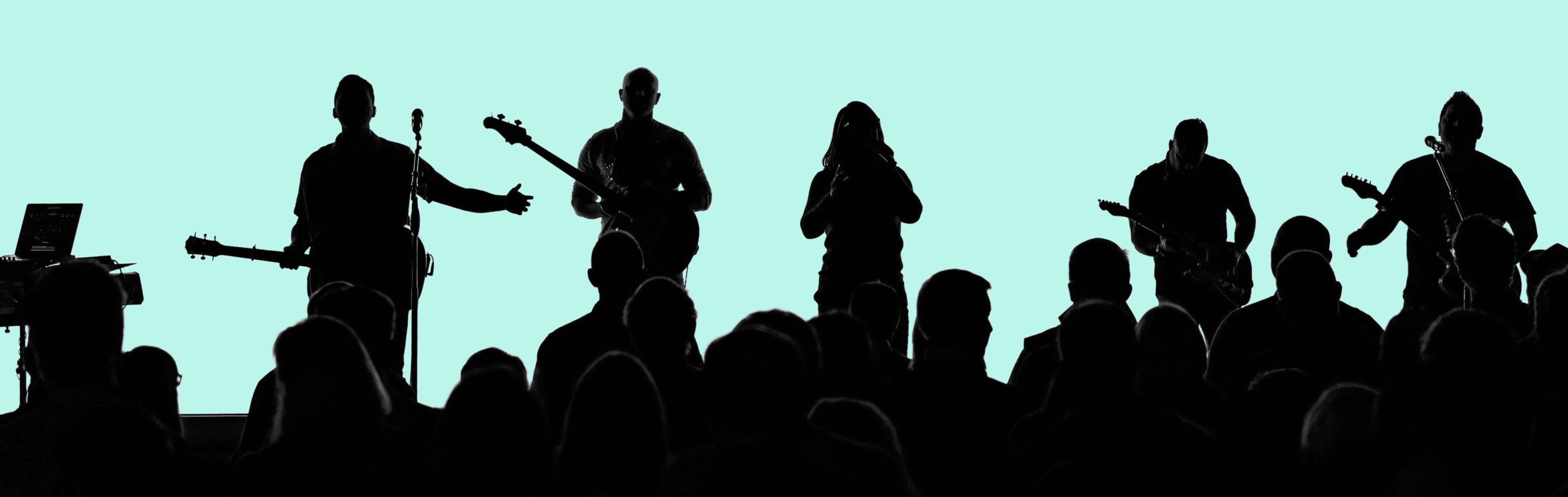 Live Musician Silhouette Mobile