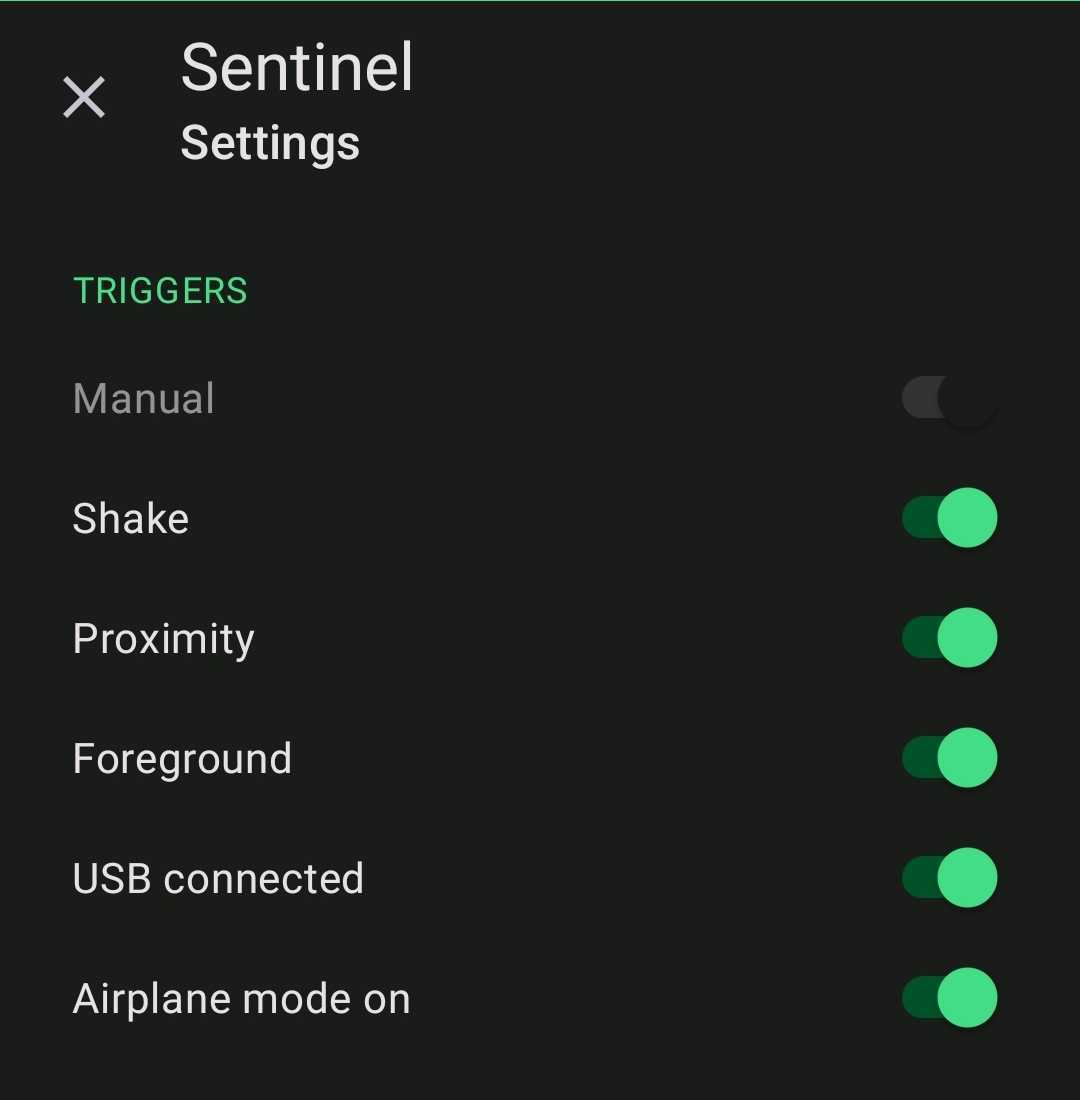 SentinelTriggers